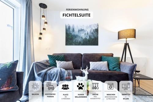 Die Fichtelsuite 1 6 Pers Ferienwohnung nahe Ochsenkopf Sud 800m in Fleckl