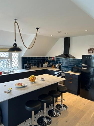 Modern centrally located beach view flat