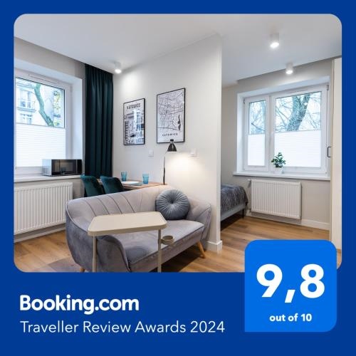 Apartment Przytulny Katowice Ligota near Hospitals & SUM