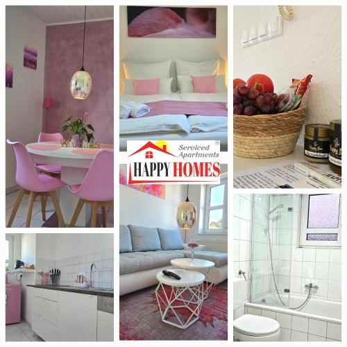 HAPPY HOMES PINK - Up to 5 - Kuche - W-LAN - Netflix - Honig - Badewanne