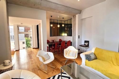 Appartement Design Rouen gare avec parking prive