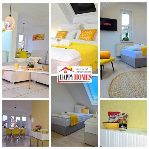 HAPPY HOMES YELLOW - Up to 8 - Kuche - W-LAN - Netflix - Honig - Badewanne