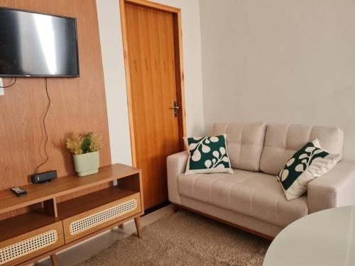 Apt B com ar tv smart e garagem