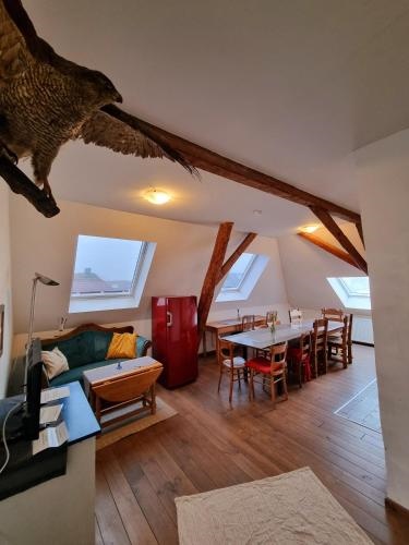 Ferienwohnung uber den Dachern im alten Pastorat