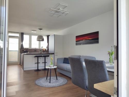 100m zum Ulmer Munster: 57m Wohnung an der Blau