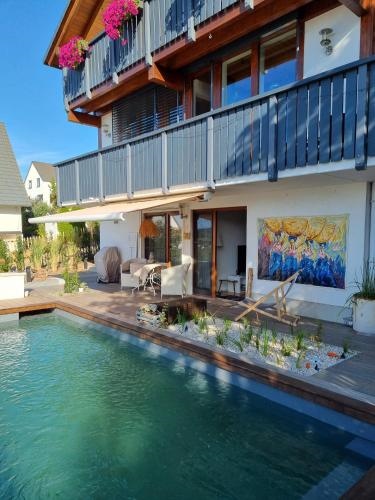 Studio 22, Terrasse,Pool,Sauna,Ofen