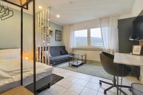 Ruhiges Naturparadies fur 4 mit Kuche Schreibtisch und Boxbett