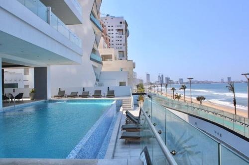 Altomare hermoso depa con vista al mar