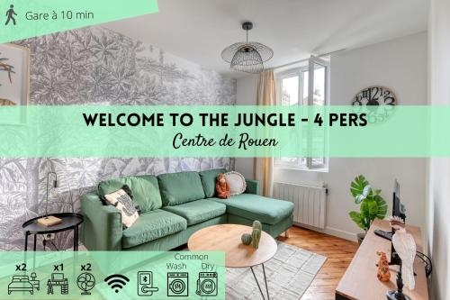 Ambiance Jungle et Cocon en hyper centre pour 2, 4 ou 6 pers - MyLittleStay