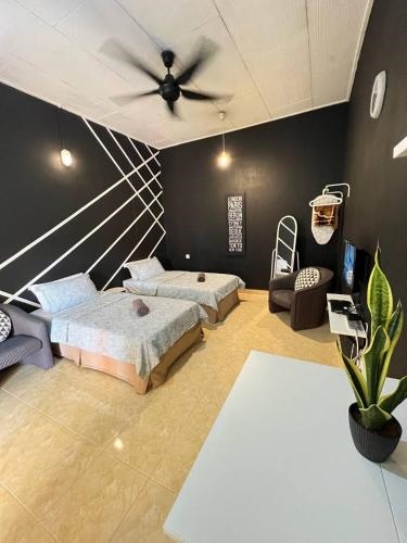 Hipster Studio At Kuala Berang For 2Pax -Free Netflix & Wifi